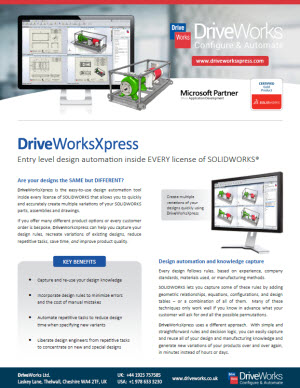 DriveWorksXpressDataSheet