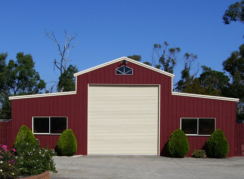 An A-LINE Building Systems shed building.
