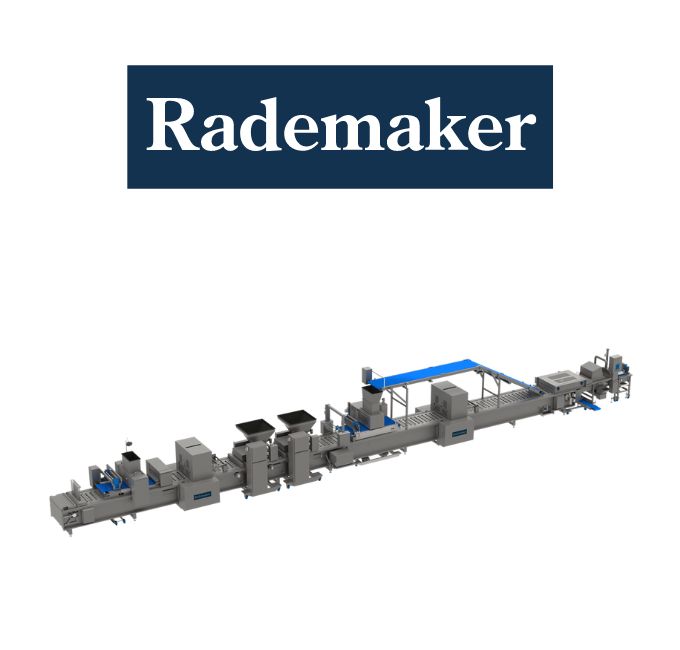 Rademaker's logo and one of their production lines.