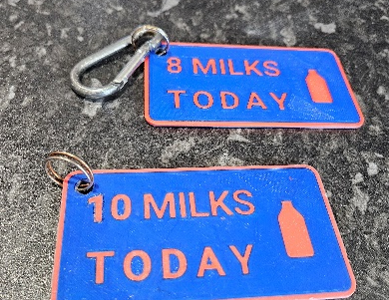 Old milk tags