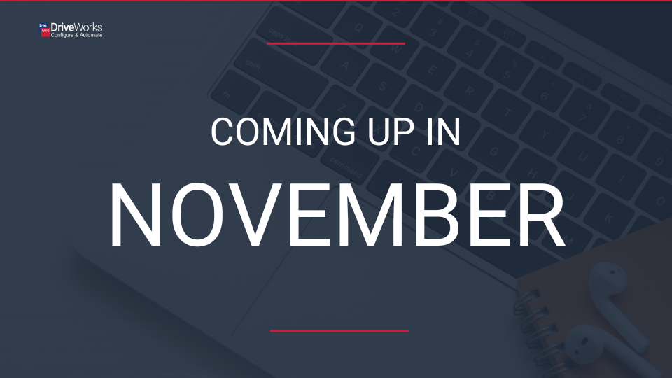 Coming up in November 2025