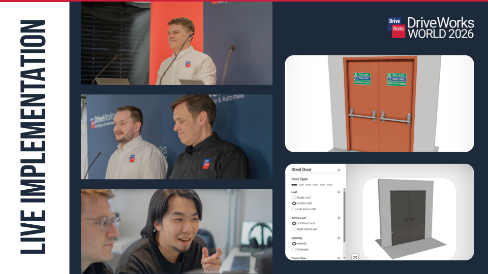 Live implementation at DriveWorks World