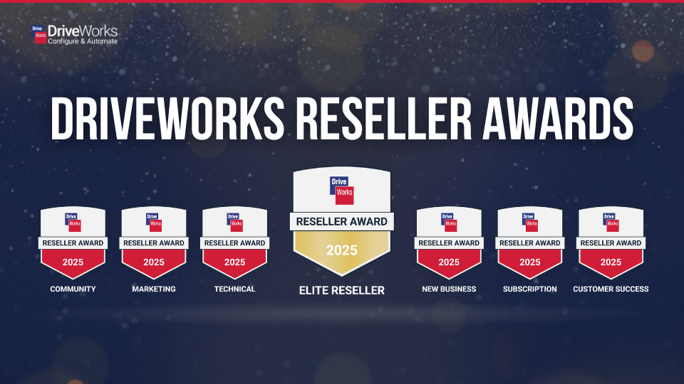 DriveWorks reseller awards 2025